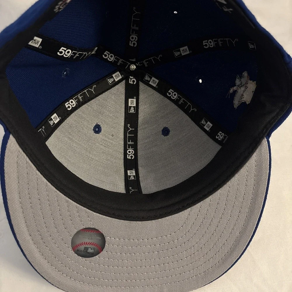 New York Yankees Baseball Era Hat 59FIFTY Fitted Hat -5950 7 1/4 Apple - Picture 6 of 7